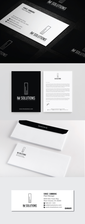Stationery Design by R.design for IMSolutions | Design: #25726826