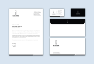 Stationery Design by Musa. A for IMSolutions | Design: #25716610