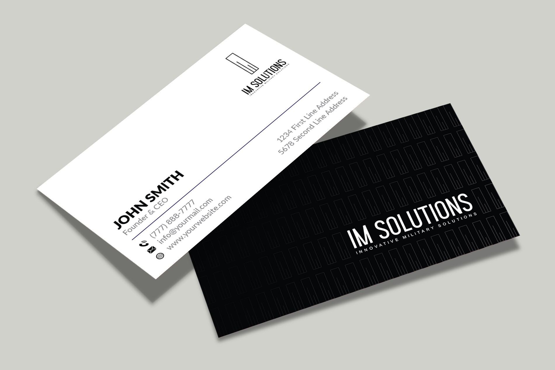 Stationery Design by Musa. A for IMSolutions | Design #25716678