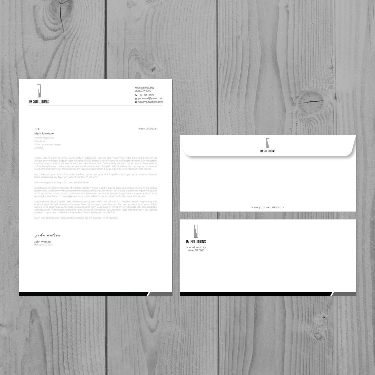 Diseño de Papelería por Imagine design000 para IMSolutions | Diseño #25712016