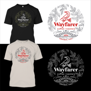 T-shirt Design by 2ndfloorharry for Wayfarer Coffee, LLC | Design: #25716222