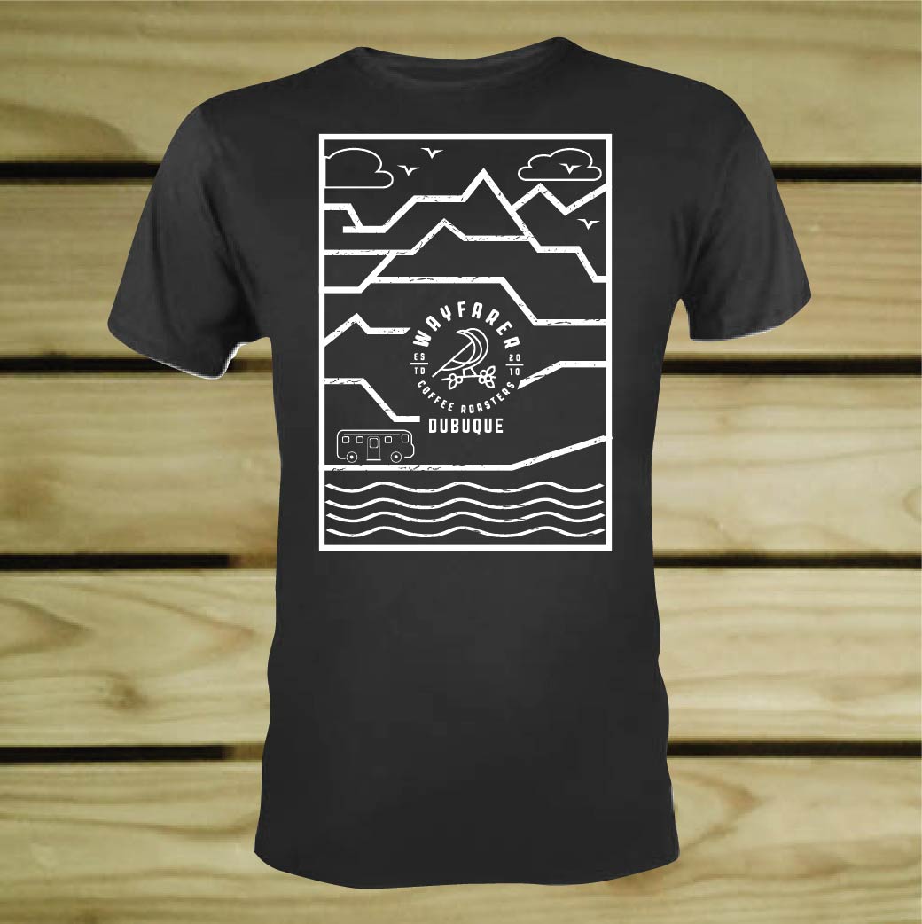 T-shirt Design by 75-R-P-Z for Wayfarer Coffee, LLC | Design #25715189