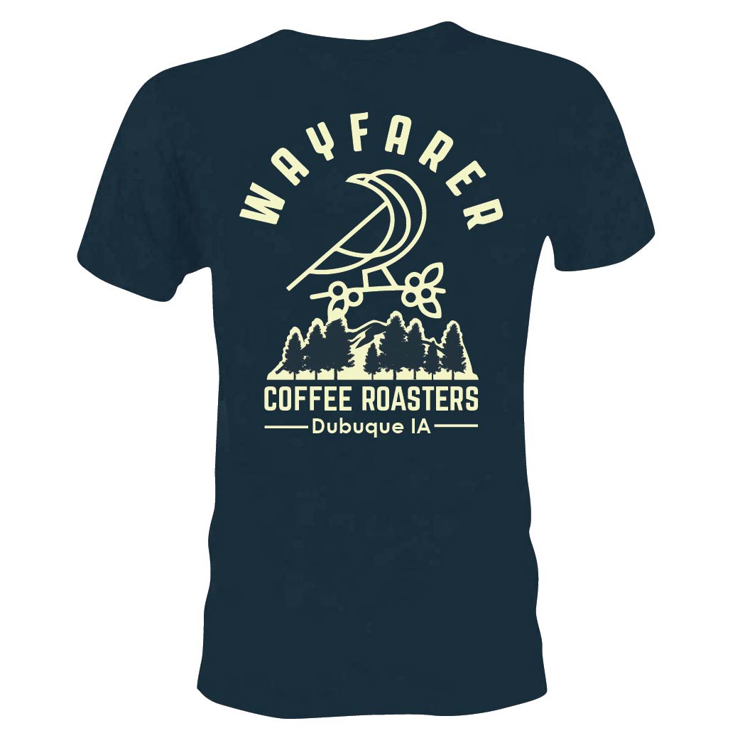 T-shirt Design by 75-R-P-Z for Wayfarer Coffee, LLC | Design #25732864