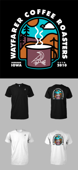 T-shirt Design by 1Concept for Wayfarer Coffee, LLC | Design #25739144