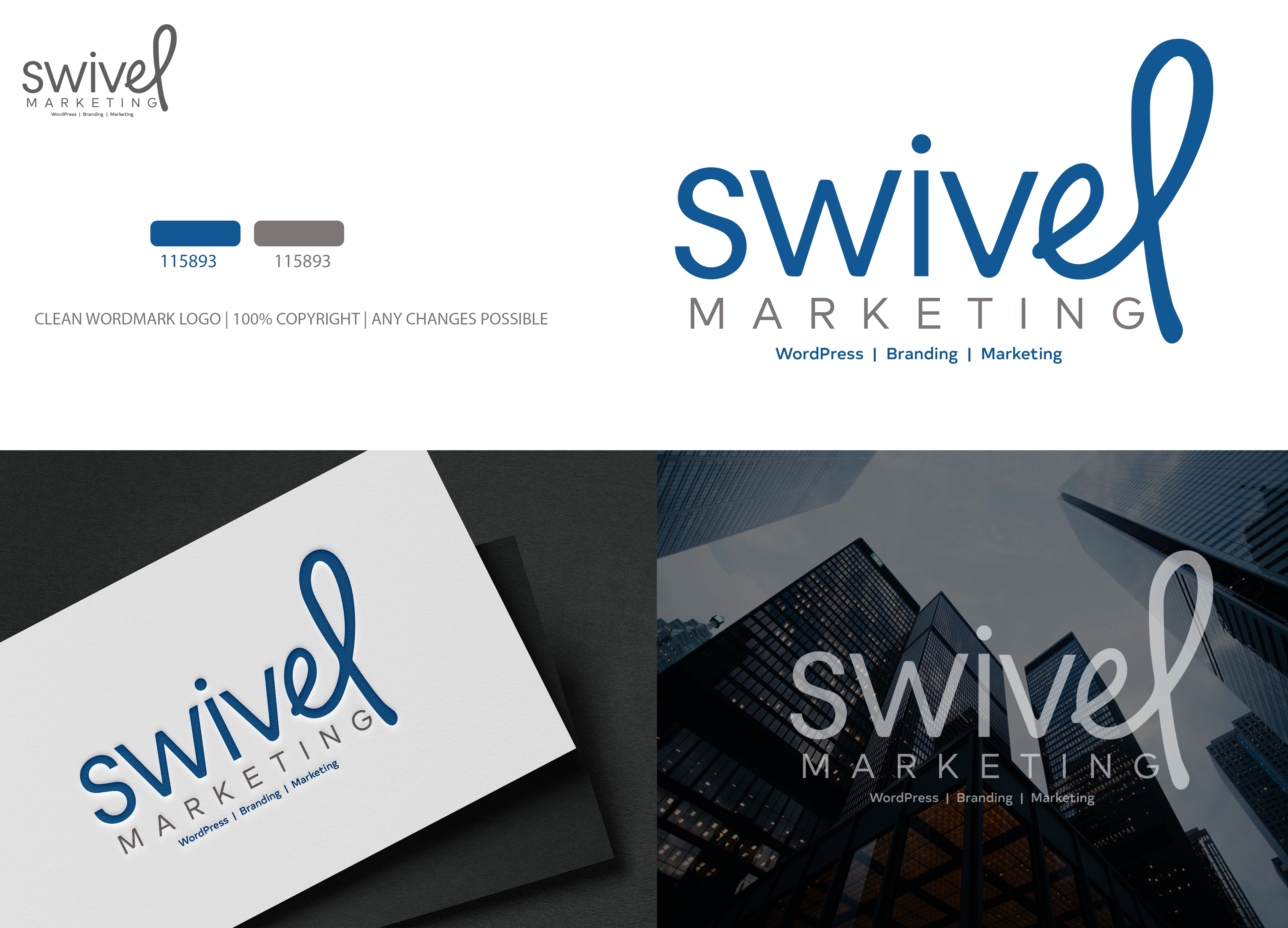Logo Design by Logoclub99 for Swivel Marketing | Design #25710643