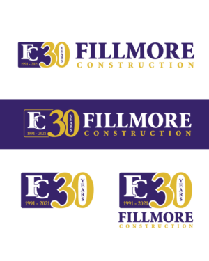 Fillmore Construction - 30 Years - 1991 to 2021 (Or Variations - can be just  