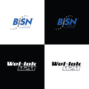 BiSN/ possible tagline: Sealing Reimagined (can change) & Wel-lok M2M/no tagline | Logo Design by Rii