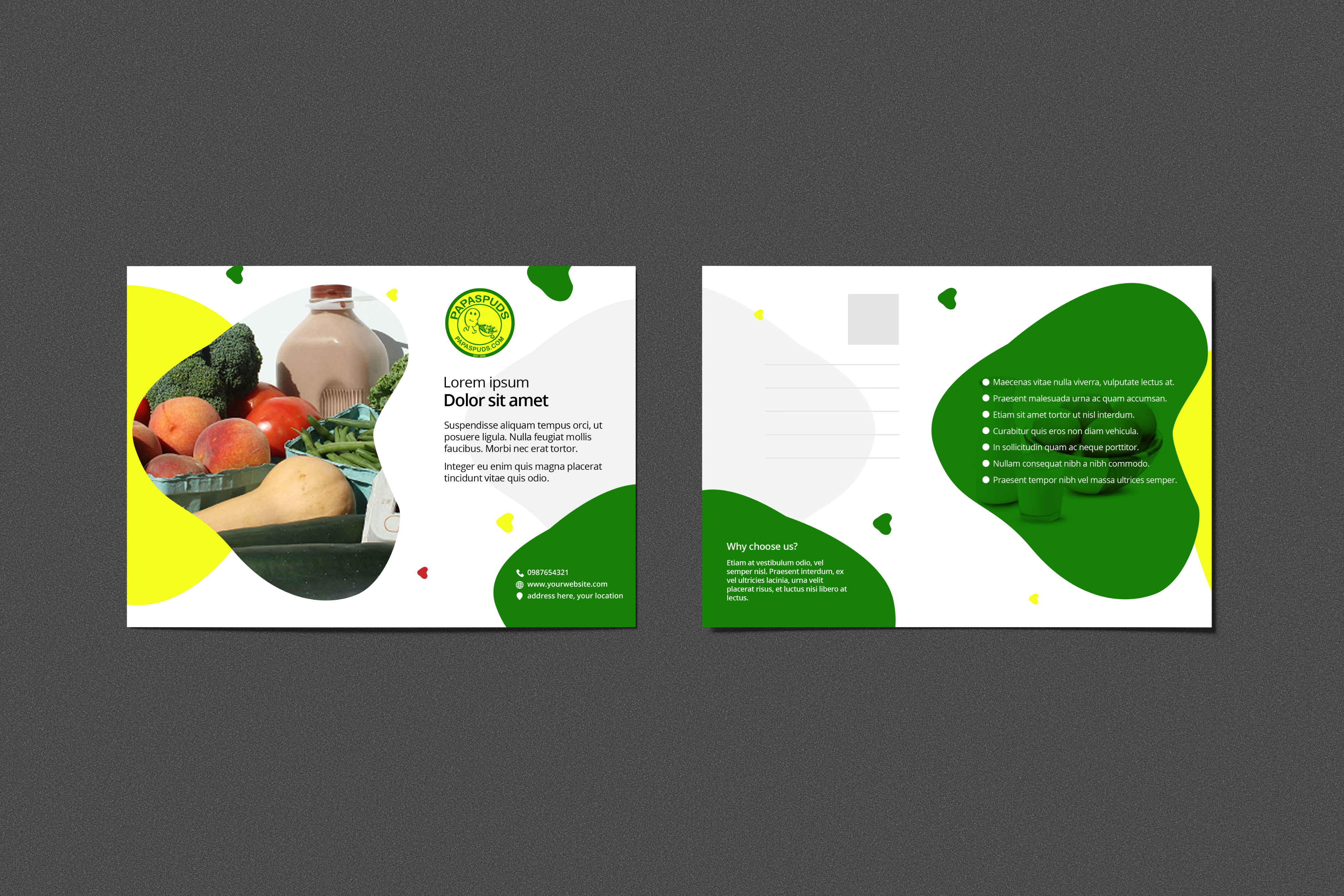 Postcard Design by  Artman for this project | Design #25749517