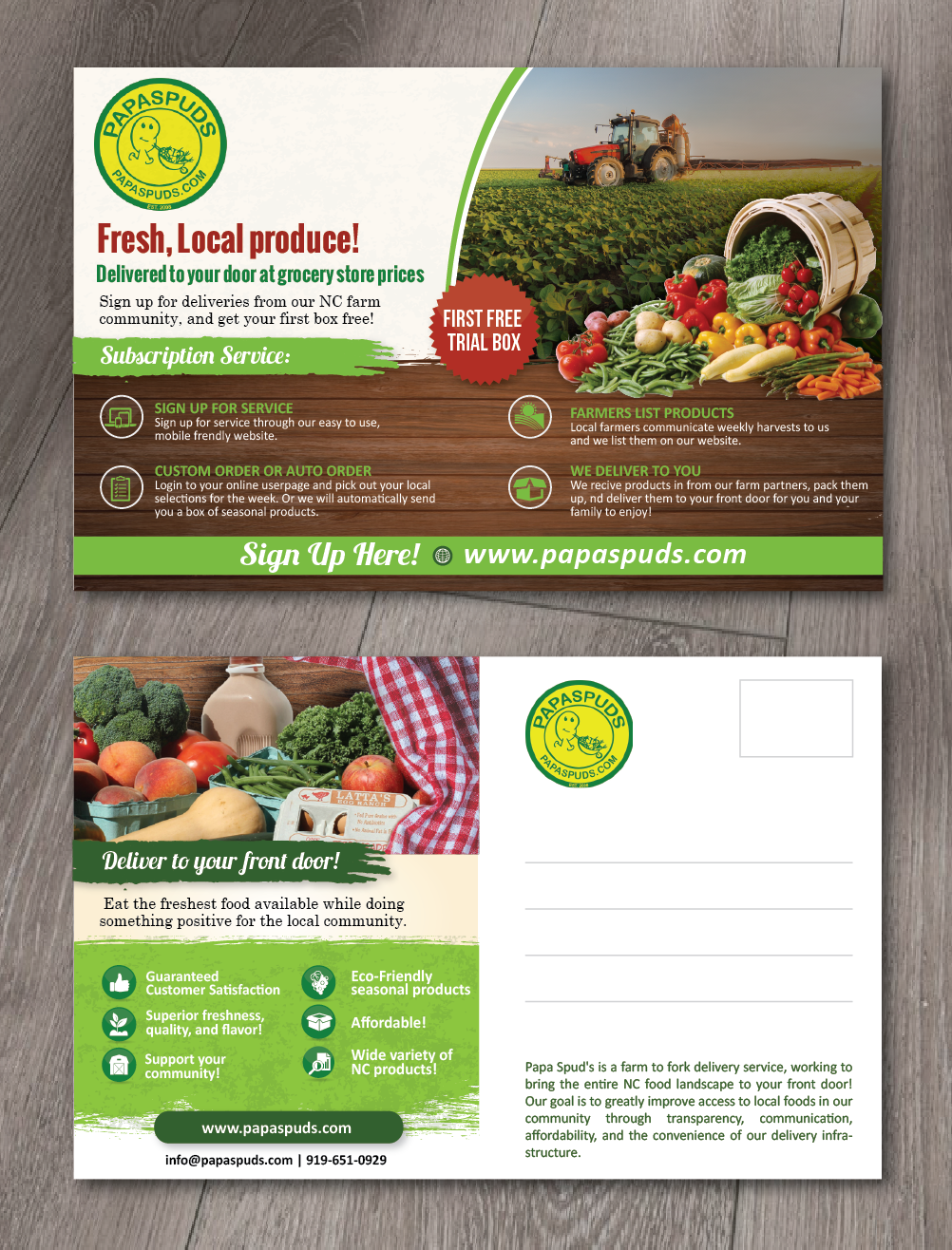 Postcard Design by alex989 for this project | Design #25735075