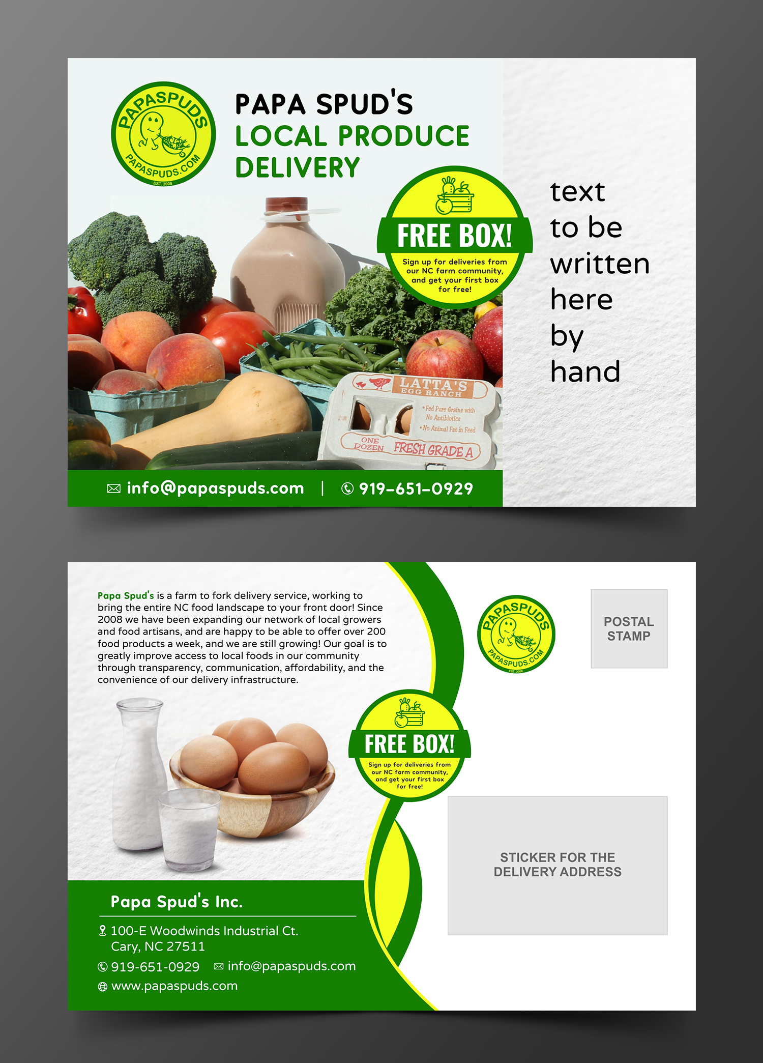 Postcard Design by ecorokerz for this project | Design #25713988