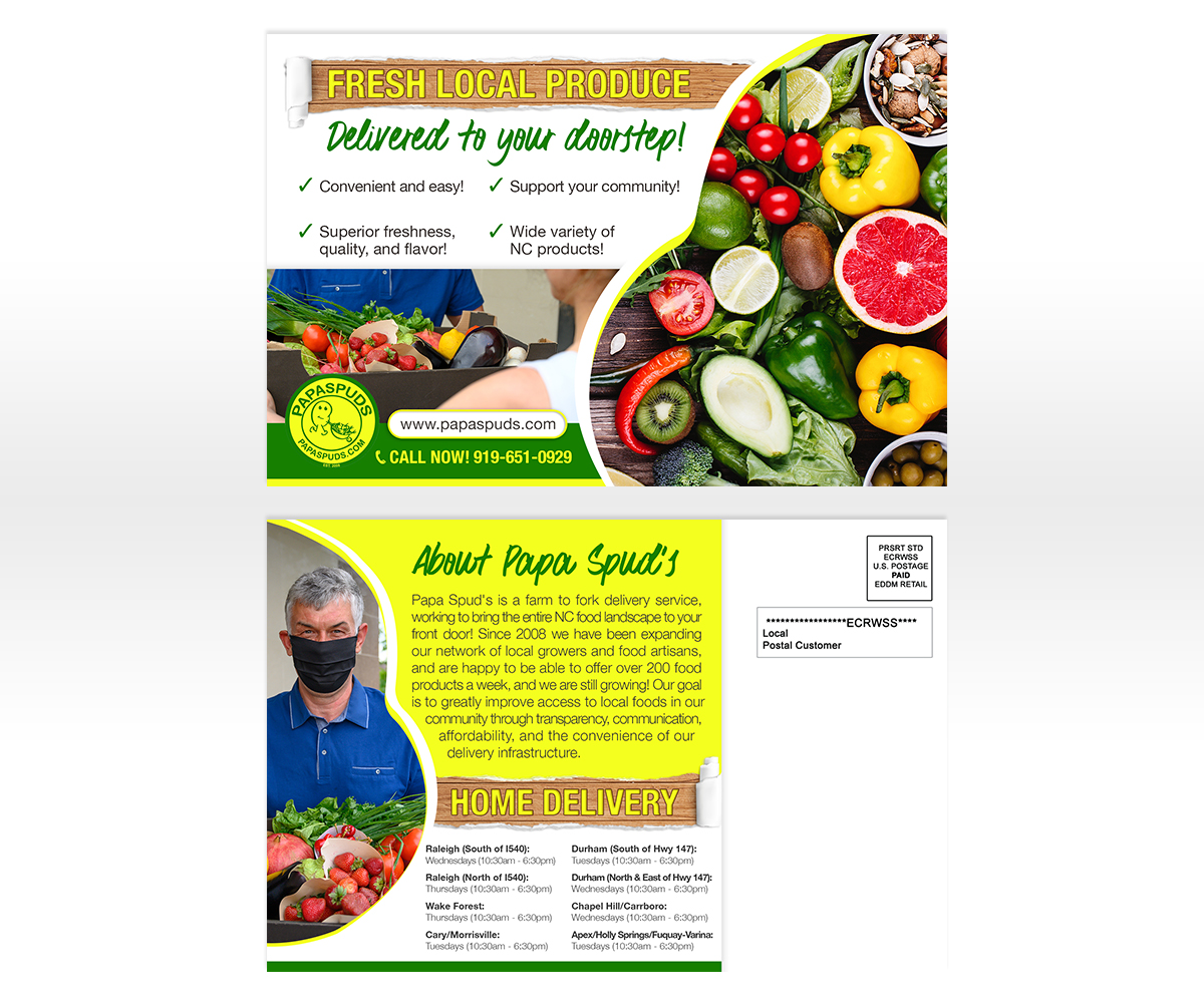 Postcard Design by Luniere Designs for this project | Design #25750189