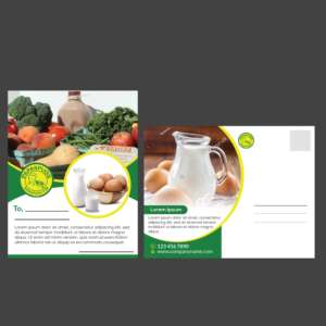 Papa Spud's Local Produce Delivery | Postkarten-Design von Schöpfer