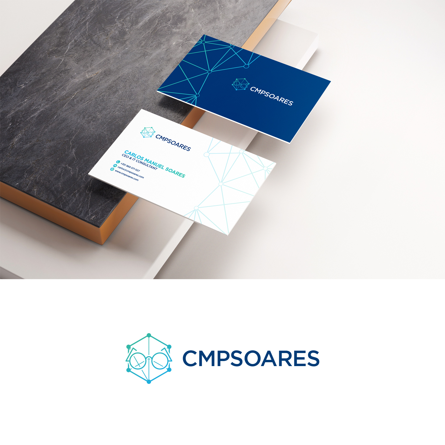 Design de Logo par nzdesigners pour C.M.P.SOARES - CONSULTORIA DE INFORMÁTICA, UNIPESSOAL LDA | Design #25725924