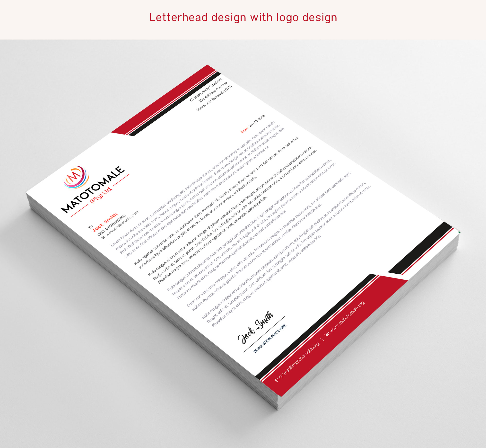 Diseño de Membrete por Expert Designer para este proyecto | Diseño #25721155