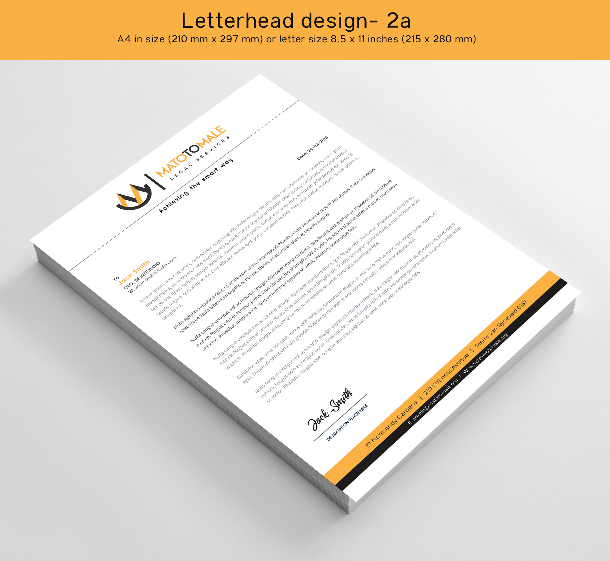 Diseño de Membrete por Expert Designer para este proyecto | Diseño #25733644