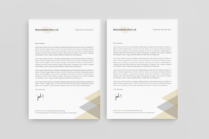 Letterhead Design by R.design for this project | Design: #25719069