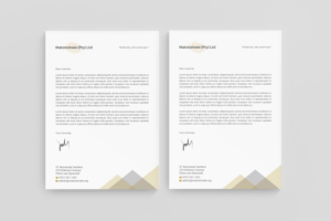 New Business Class Letterhead | Design En-Tête par R.design