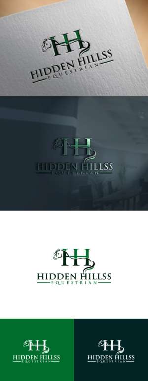 Hidden Hills Equestrian or Hidden Hills | Logo Design by hugrian