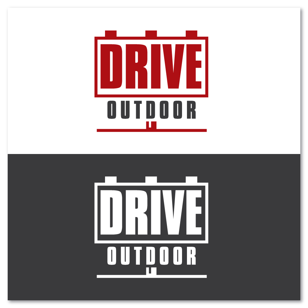 Logo Design by Sujit Banerjee for Drive Outdoor | Design #25721061
