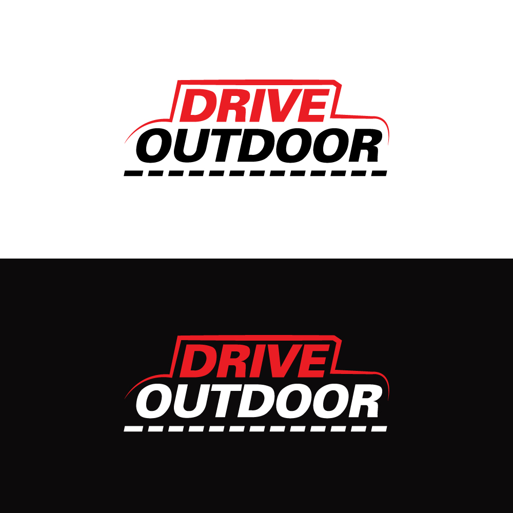 Logo Design by Sujit Banerjee for Drive Outdoor | Design #25721063
