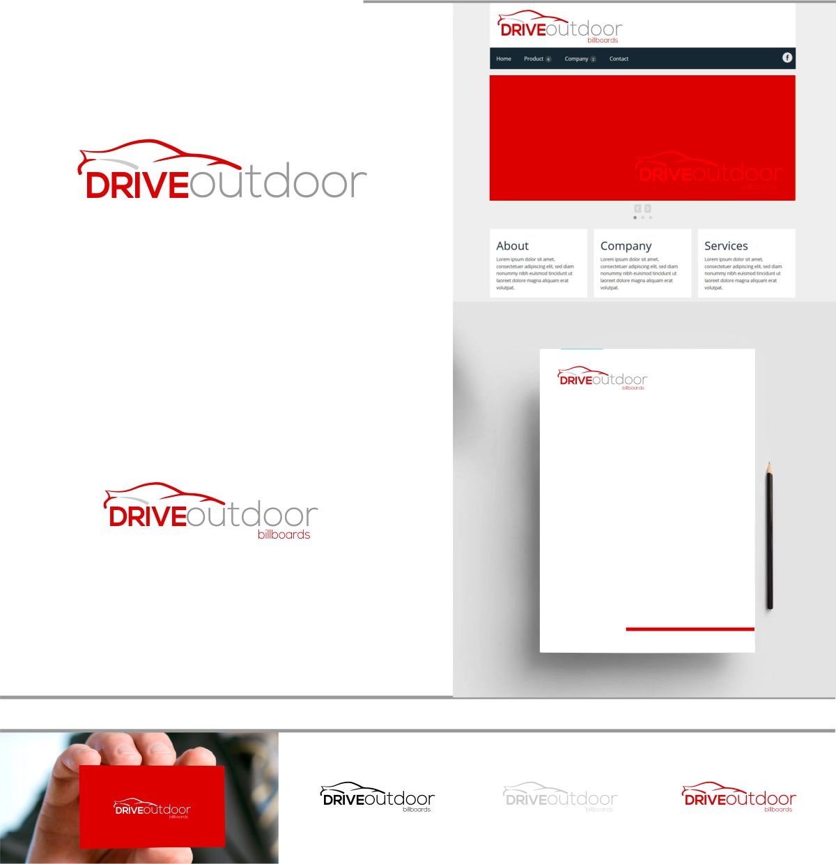 Logo Design by DesignMX (Renan Mejia) for Drive Outdoor | Design #25722966