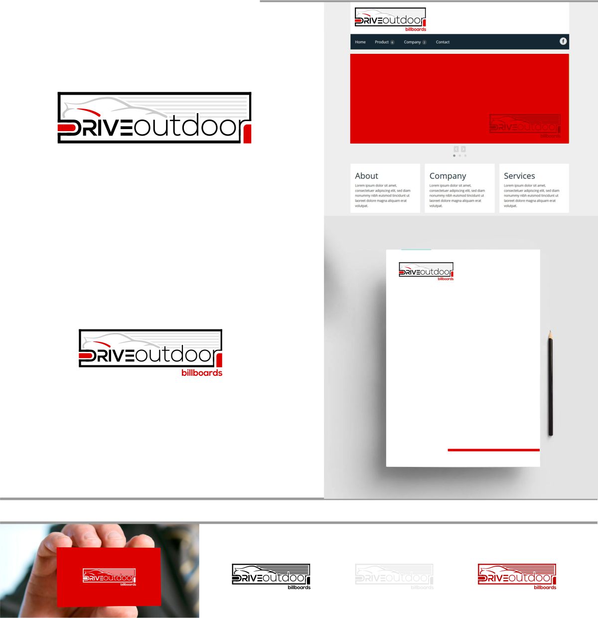 Logo Design by DesignMX (Renan Mejia) for Drive Outdoor | Design #25722967