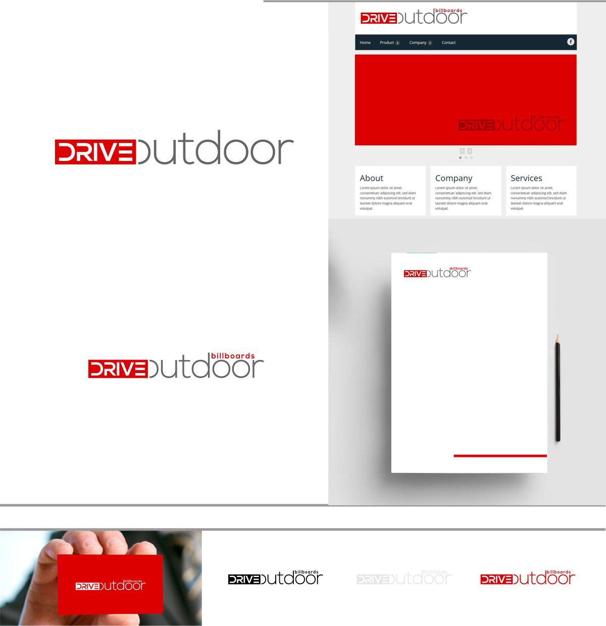 Logo Design by DesignMX (Renan Mejia) for Drive Outdoor | Design #25722998