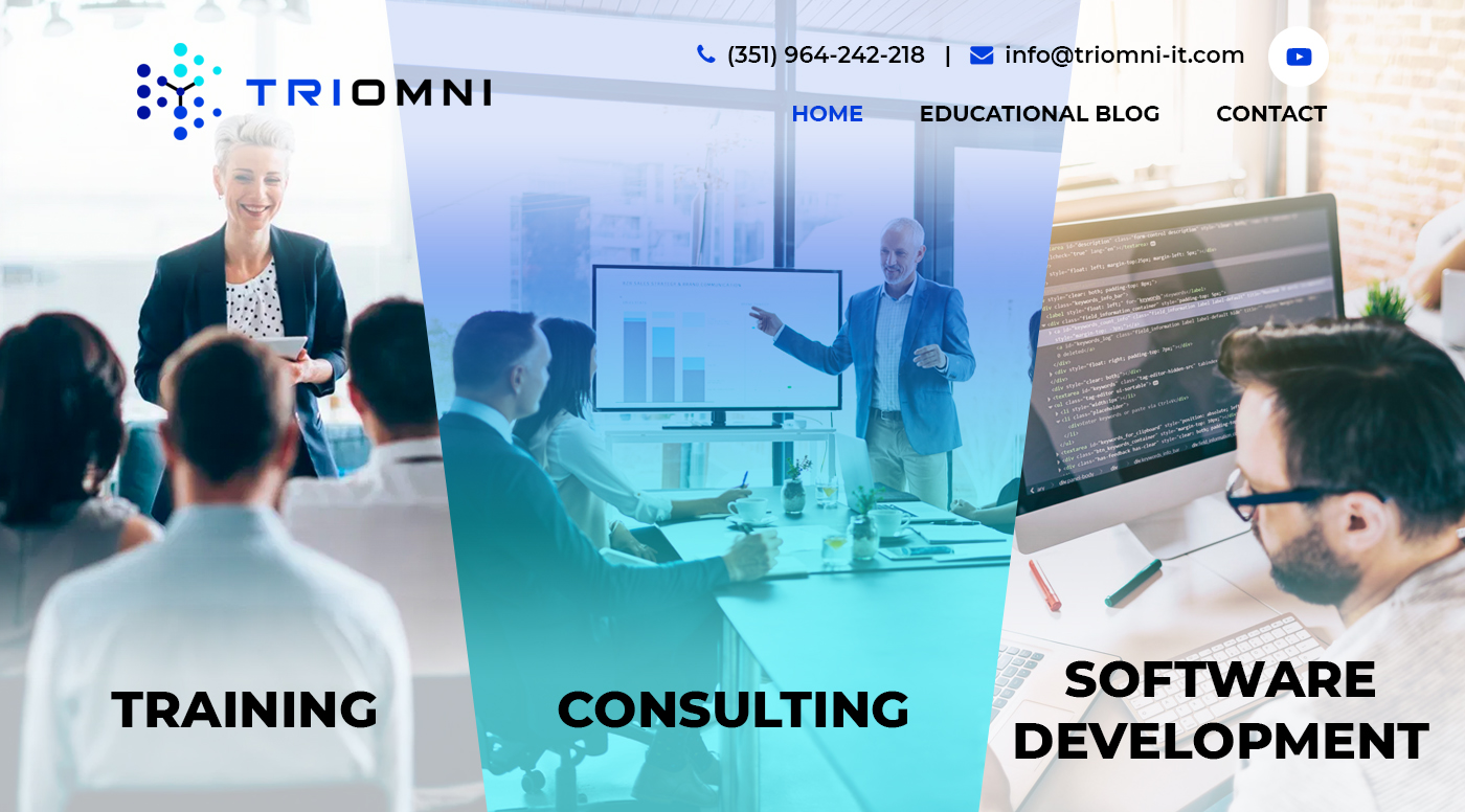 Web Design by Starlyn DS for TRIOMNI IT Services Lda. | Design #25740907
