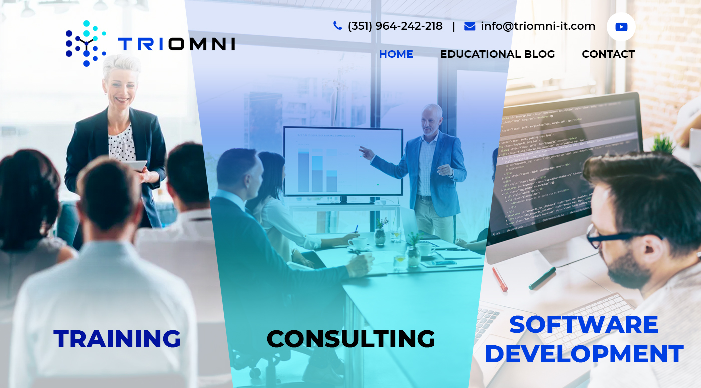 Web Design by Starlyn DS for TRIOMNI IT Services Lda. | Design #25743609