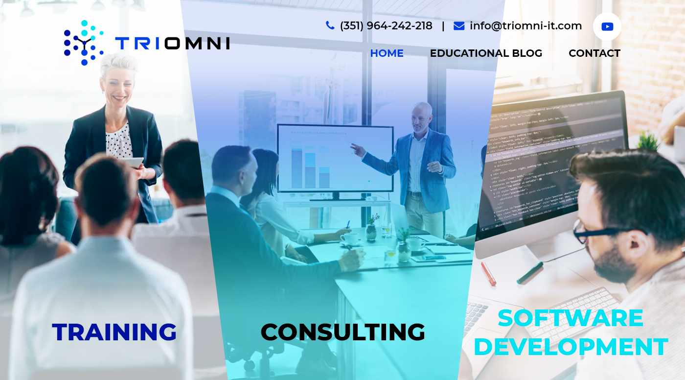 Web Design by Starlyn DS for TRIOMNI IT Services Lda. | Design #25746692