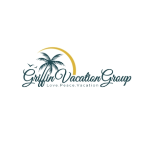 Griffin Vacation Group tagline Love.Peace.Vacation | Logo Design by iamrady