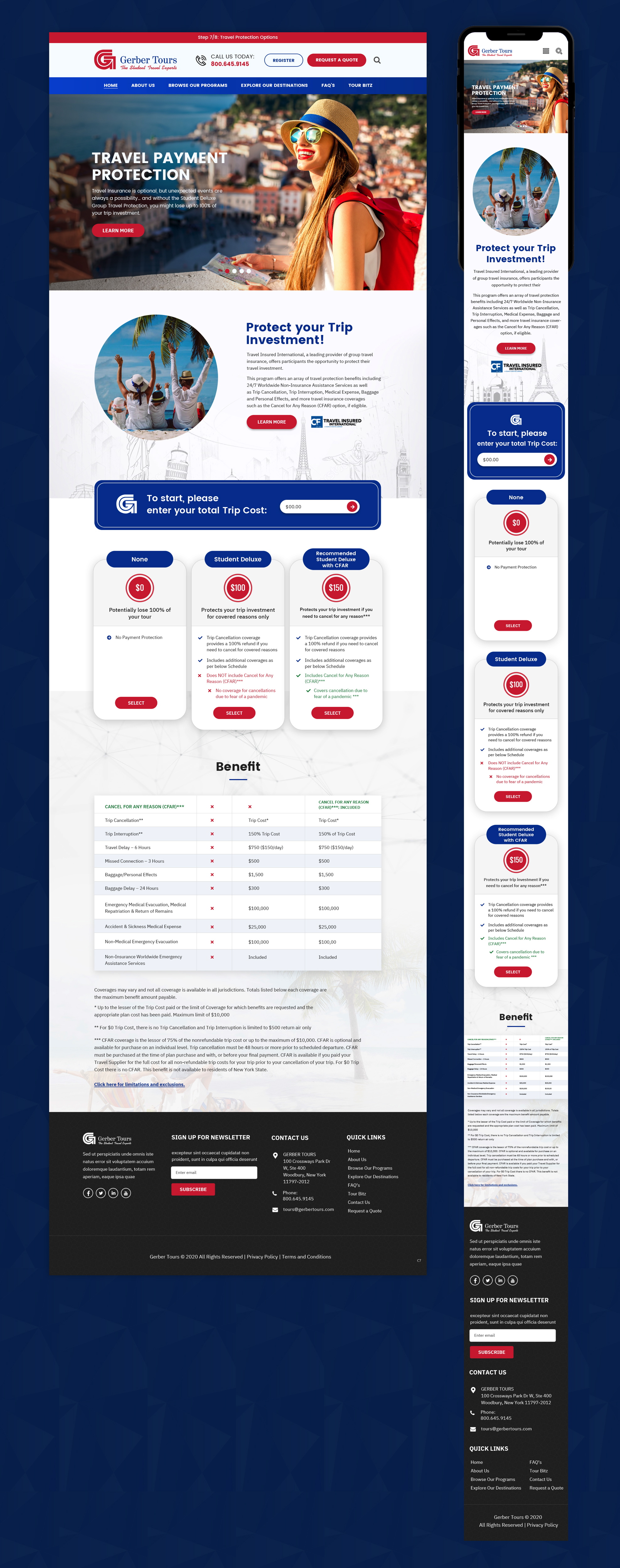 Web Design by pb for this project | Design #25750033