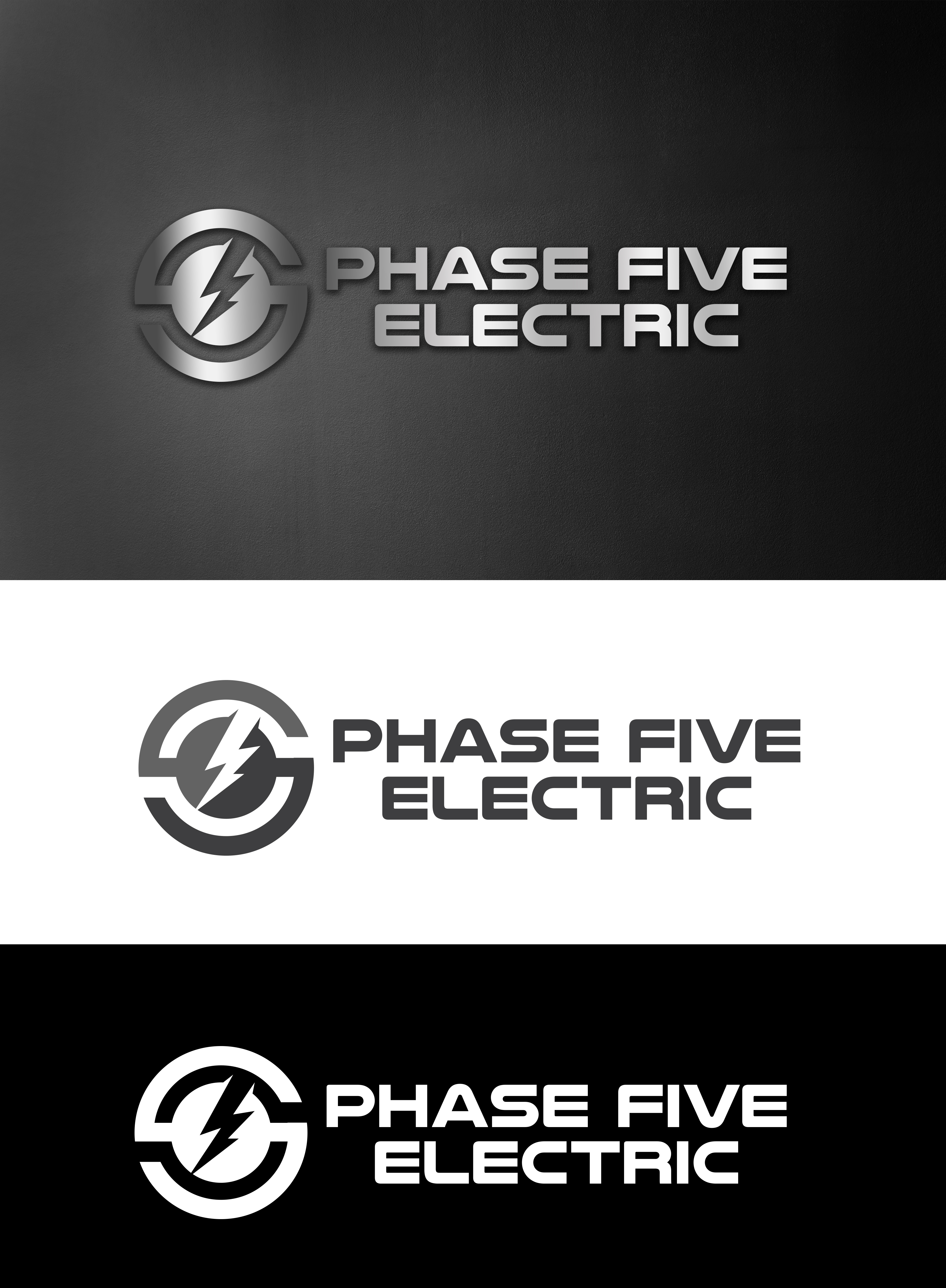 Logo Design by [HP] Henry Panaligan for Phase Five Electric | Design #25718949