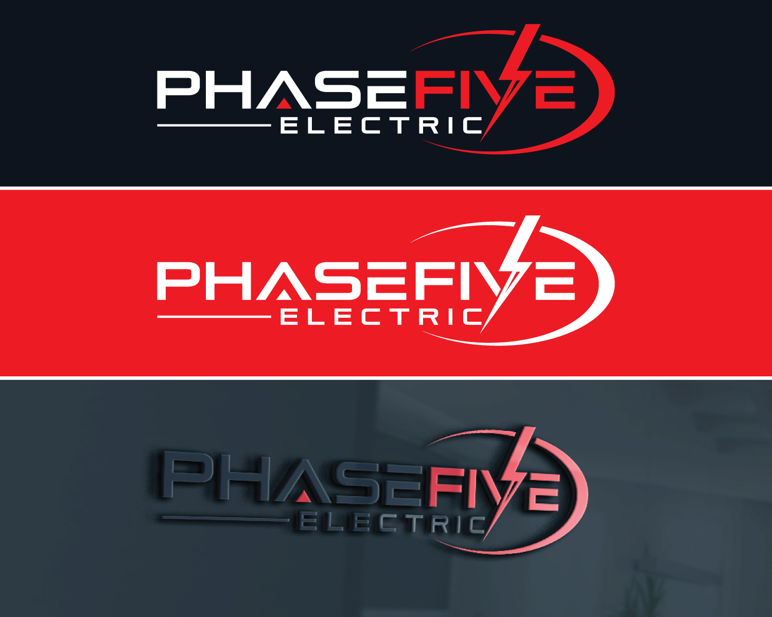 Logo-Design von Atec für Phase Five Electric | Design #25733871