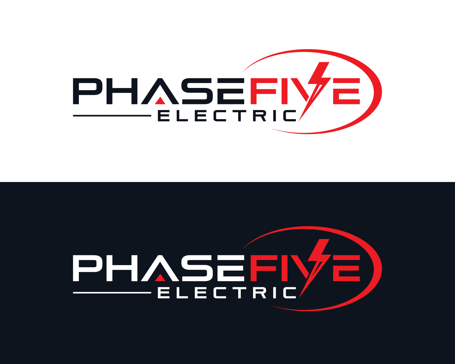 Logo Design by Atec for Phase Five Electric | Design #25758823