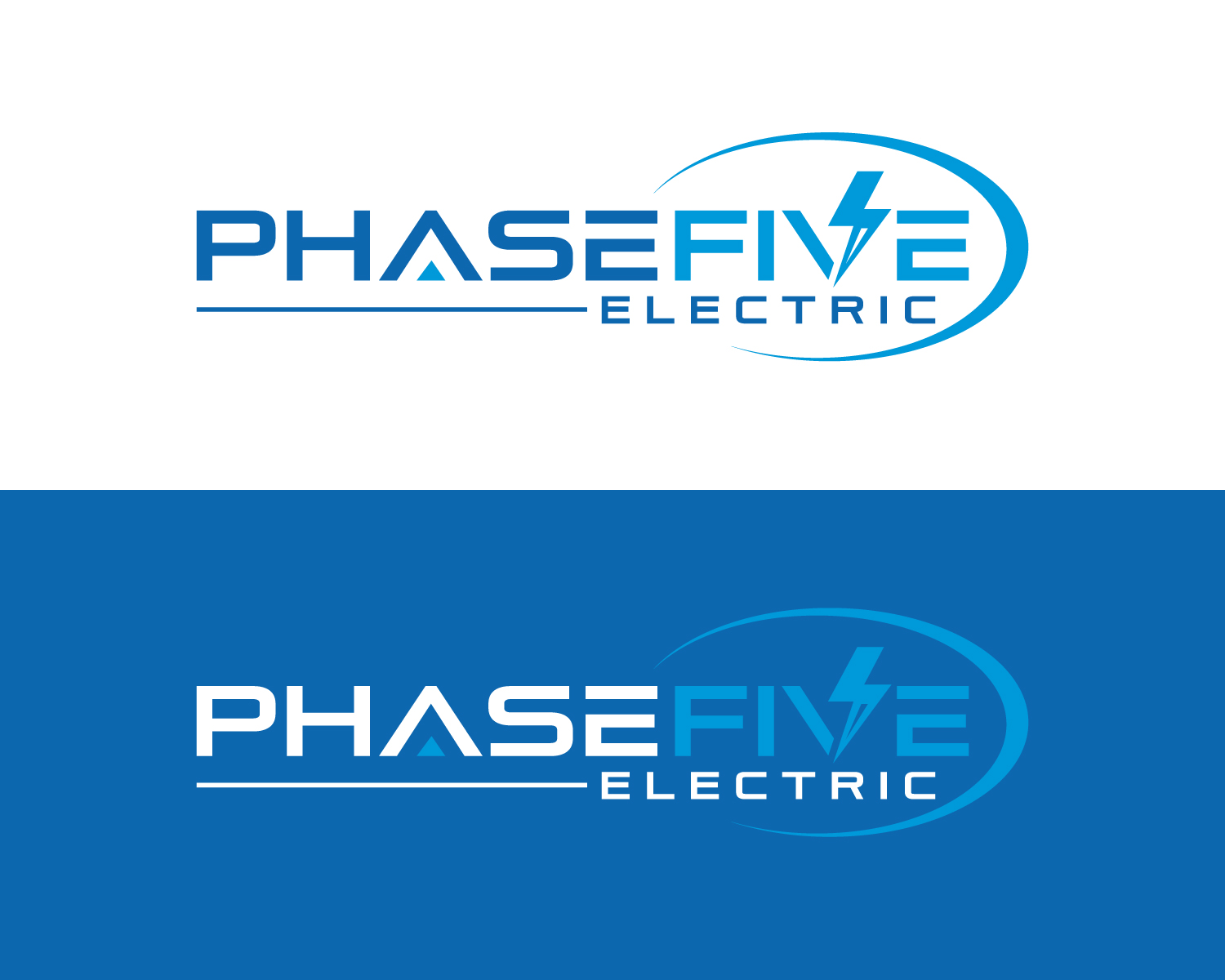 Logo Design by Atec for Phase Five Electric | Design #25758825