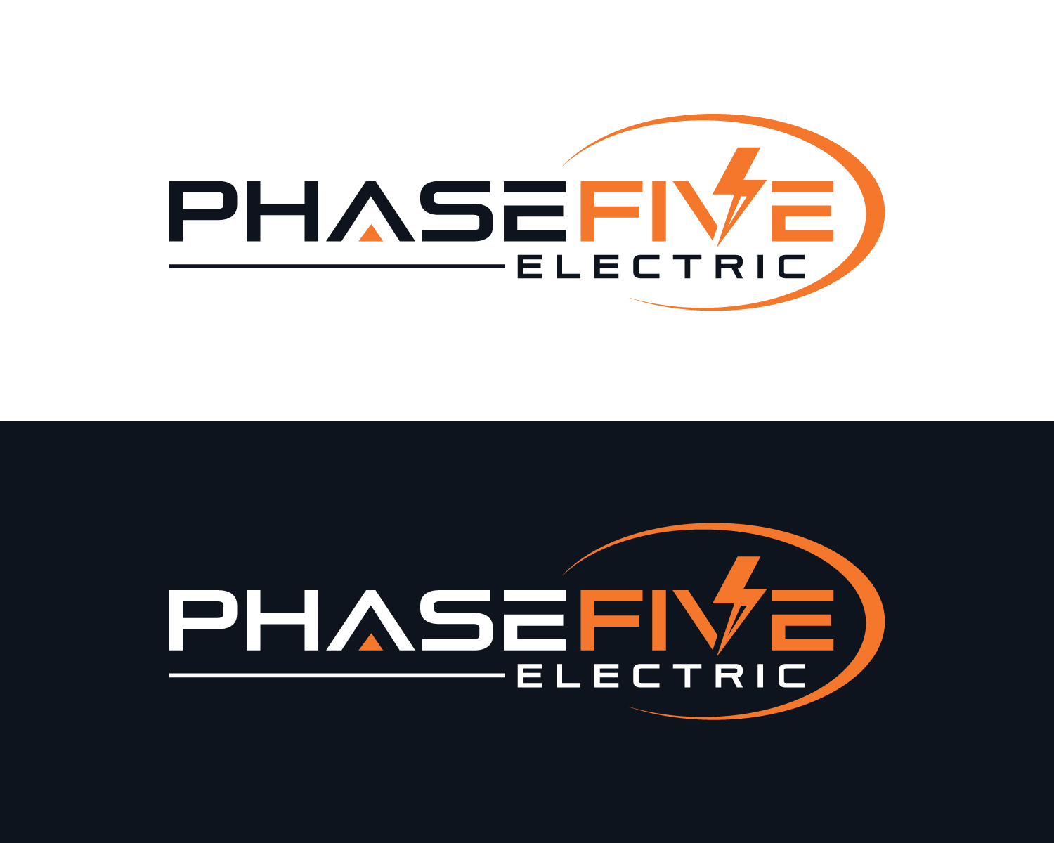Logo Design by Atec for Phase Five Electric | Design #25758826