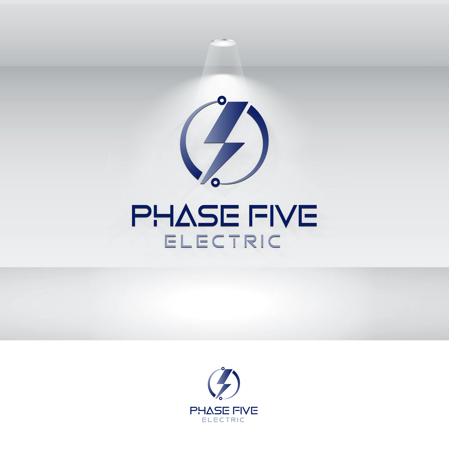 Logo Design by NZ Creatives for Phase Five Electric | Design #25725915