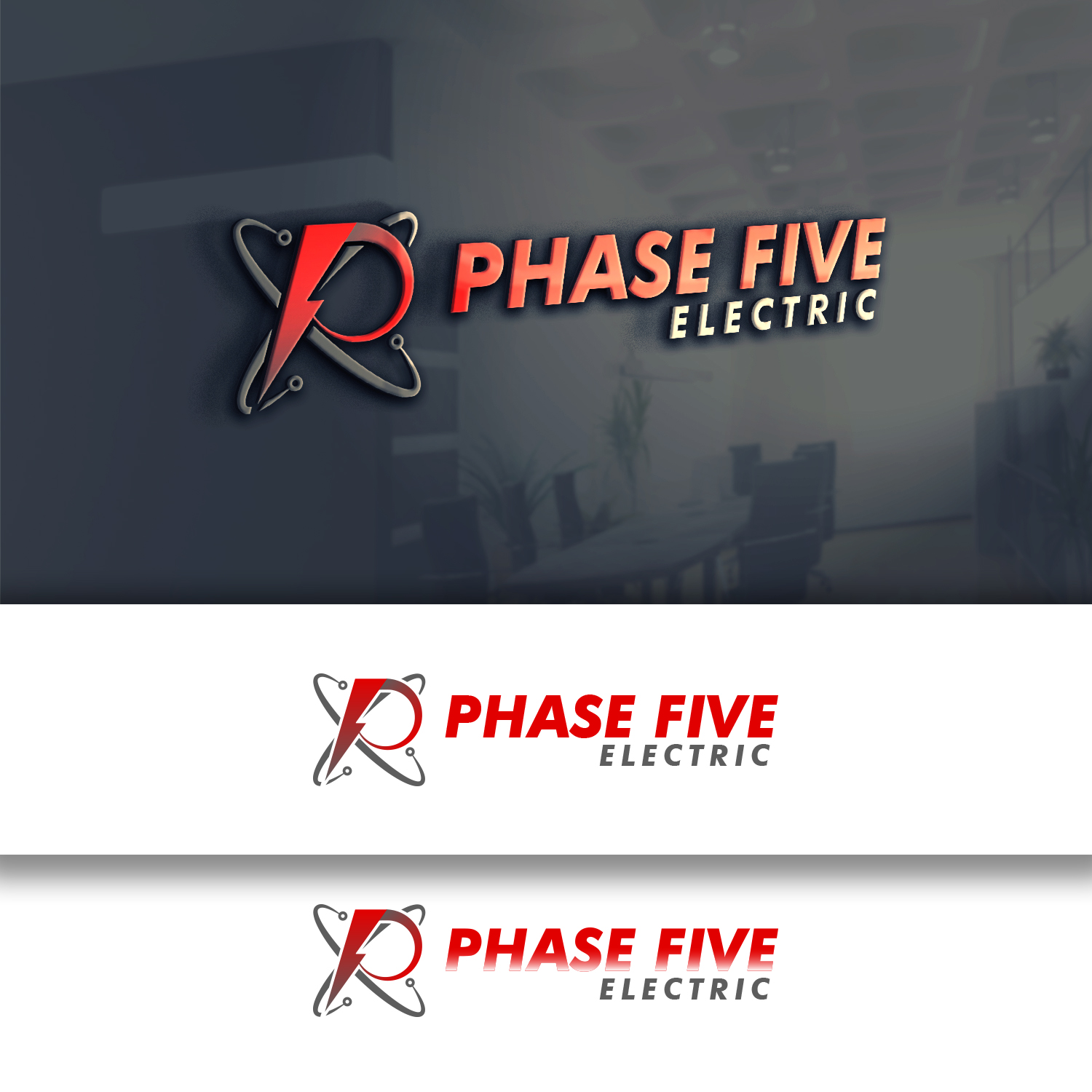 Logo Design by NZ Creatives for Phase Five Electric | Design #25748469