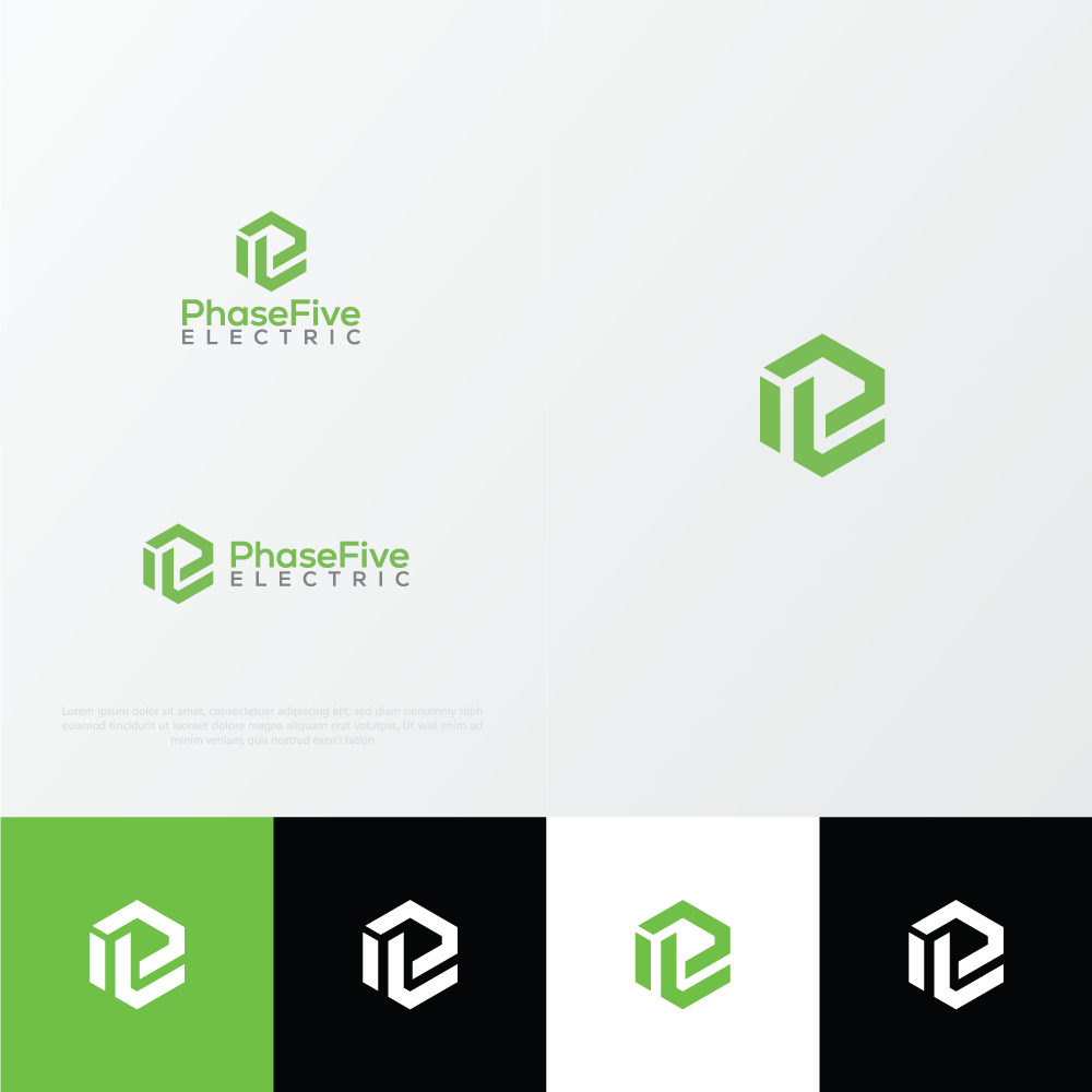 Logo Design by renji 2 for Phase Five Electric | Design #25719526