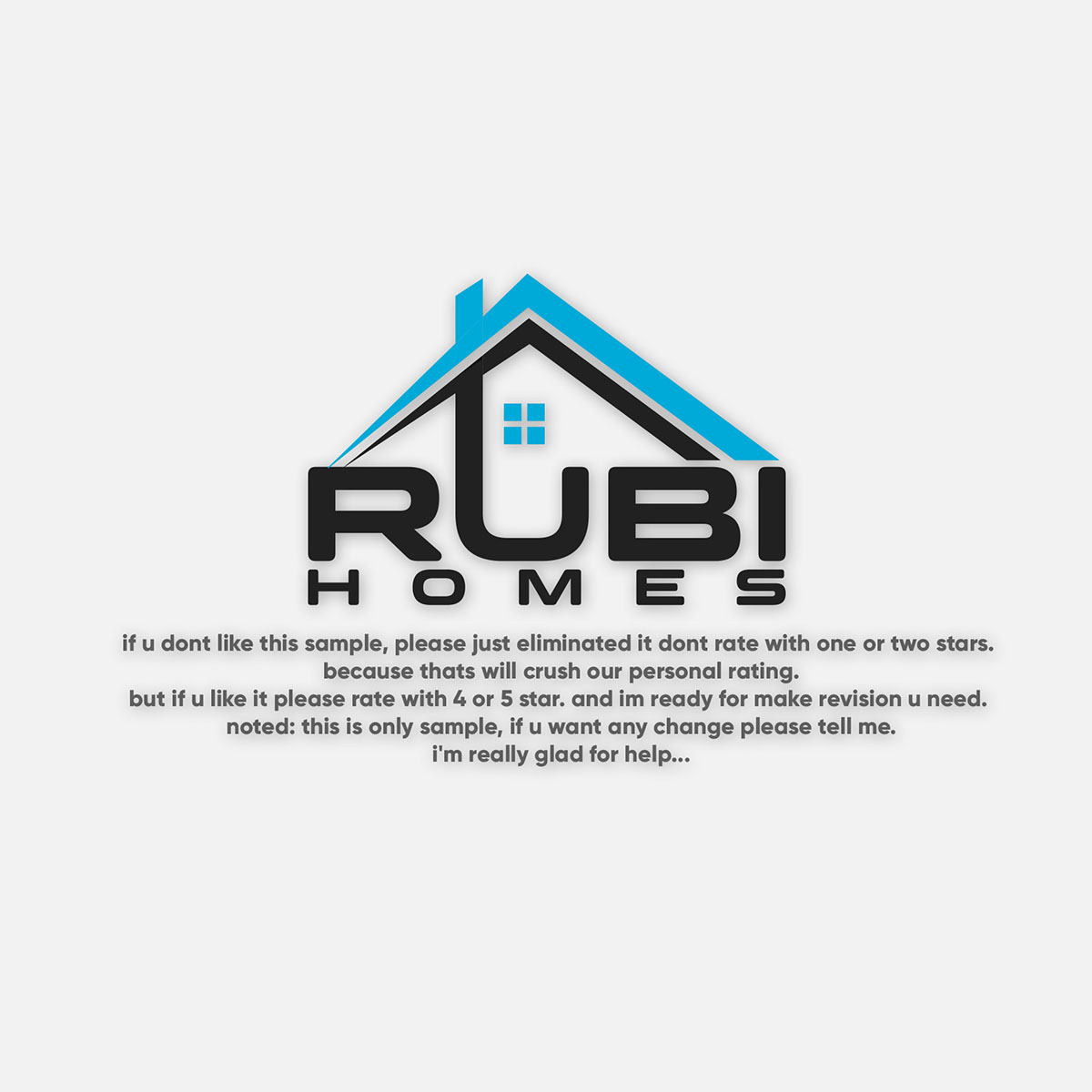 Logo Design by IdentsArt for Rubi homes  | Design #25718160