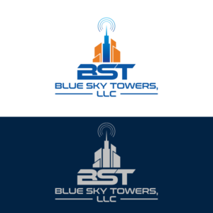 Blue Sky Towers,  LLC   or blue sky towers LLC or BLUE SKY TOWERS LLC | Logo Design by mam1