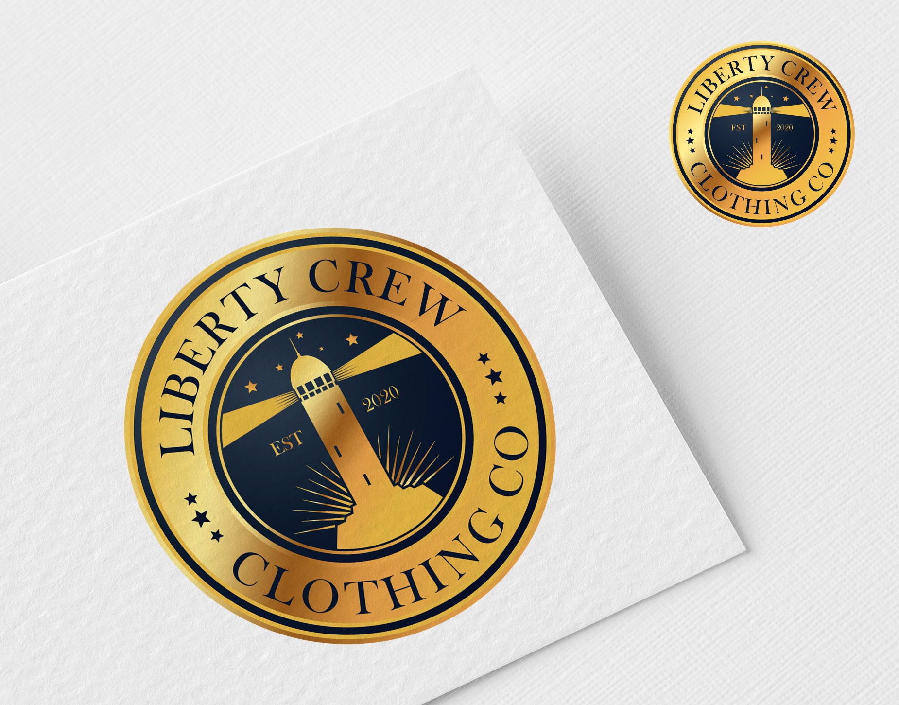 Logo Design by 4AD for Liberty Crew Clothing | Design #25723368