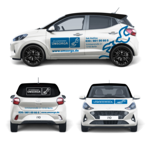 Autobeschriftung für einen ambulanten Pflegedienst | Car Wrap-Design von Yoga Tri