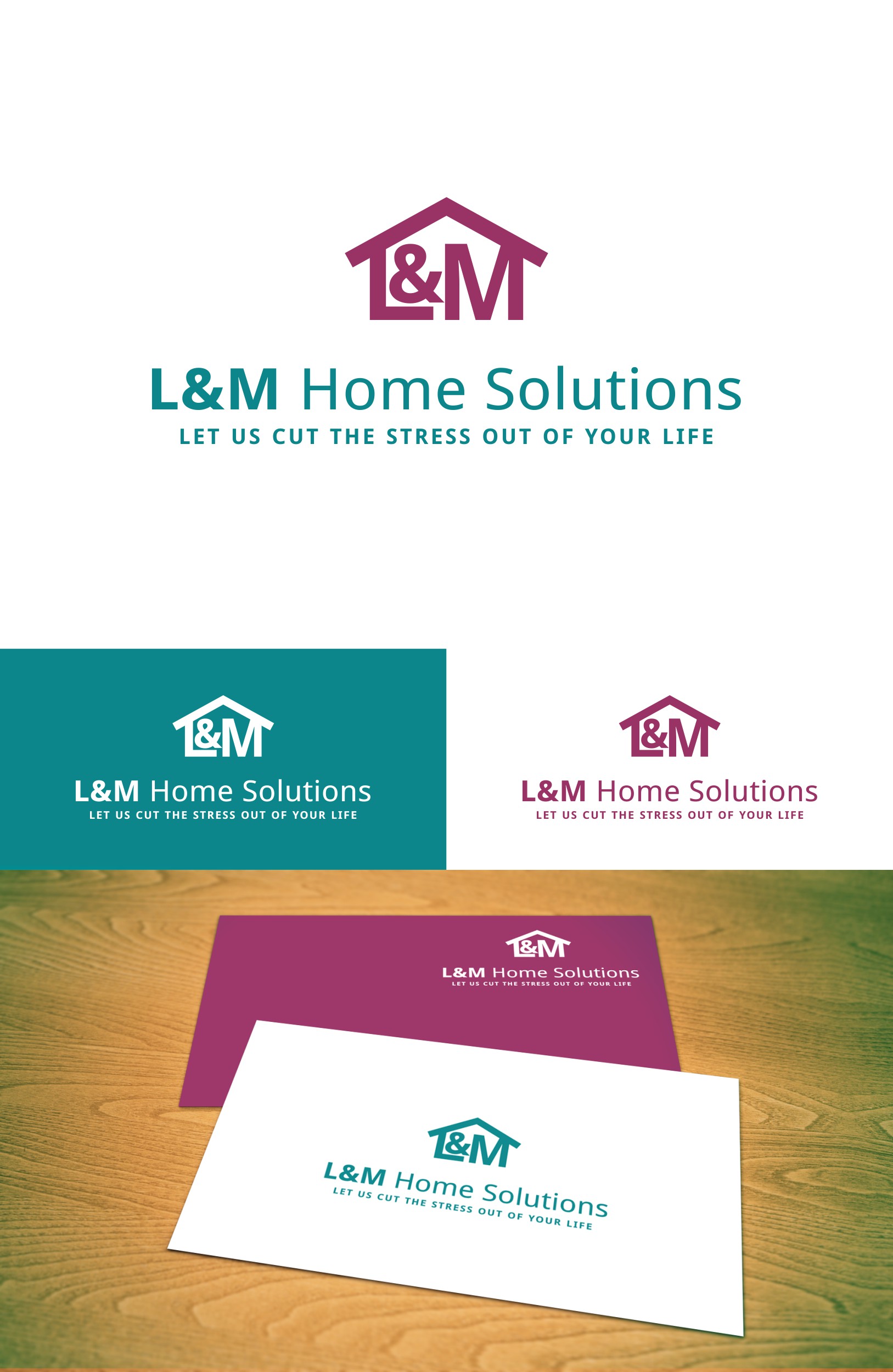 Logo Design by bojboga for L&M Home Solutions  | Design #25755137