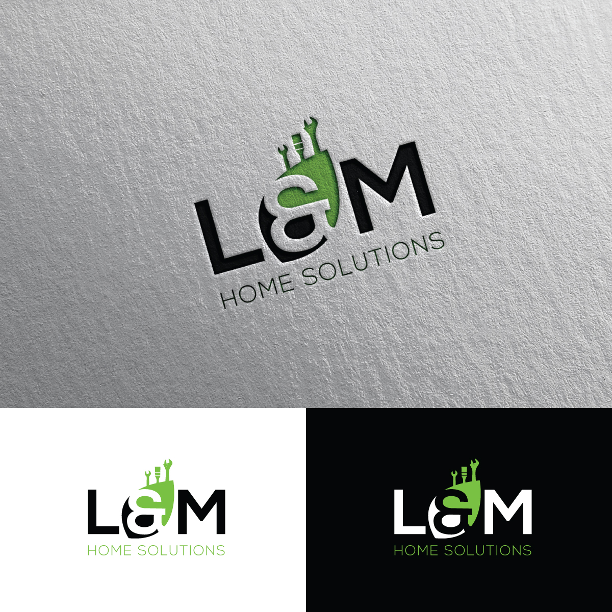 Logo Design by Rii for L&M Home Solutions  | Design #25721270