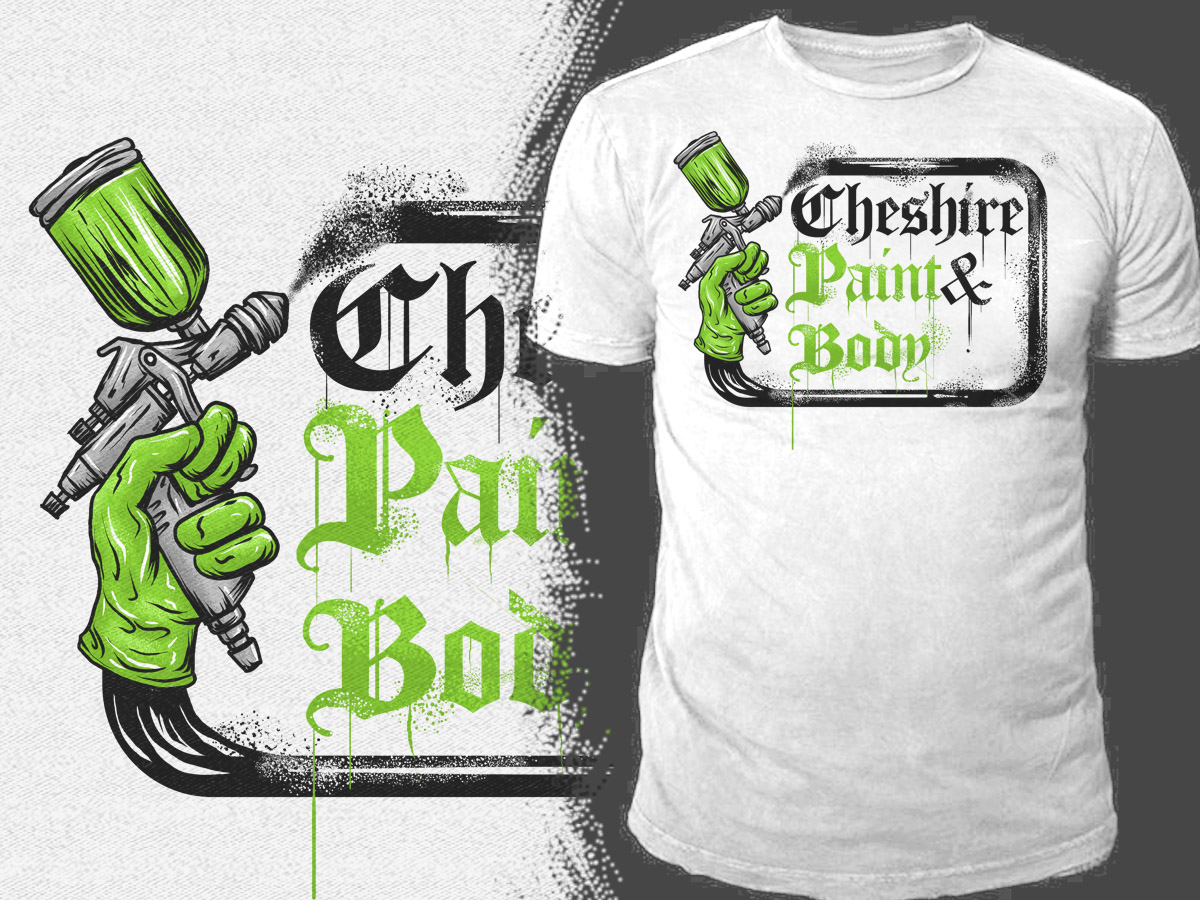 Diseño de Camiseta por Falih A para Cheshire Paint & Body | Diseño #25788254