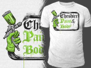 T-shirt Design by Falih A for Cheshire Paint & Body | Design: #25788254