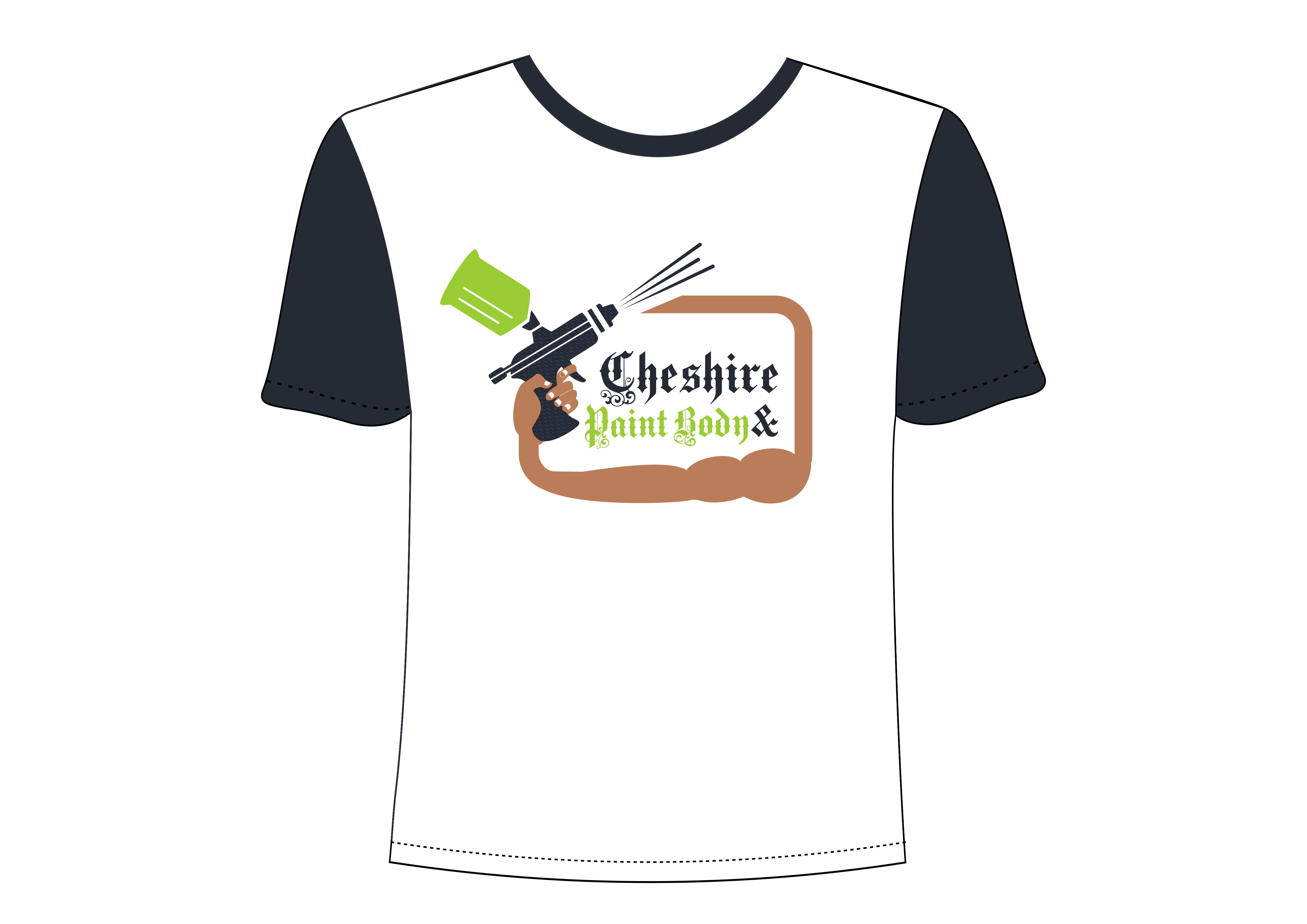 T-shirt Design by graphics1 for Cheshire Paint & Body | Design #25725526
