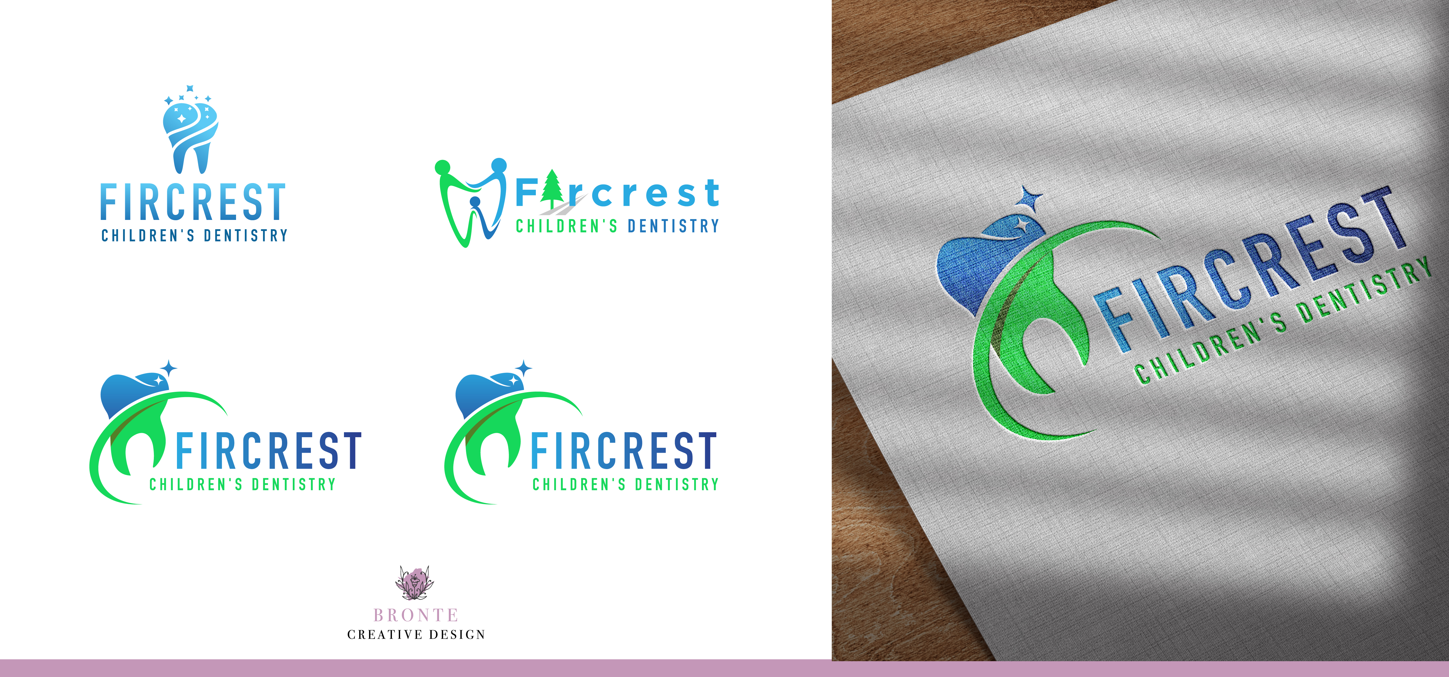 Logo Design by Bronte Creative Design for Fircrest Children's Dentistry | Design #25723605